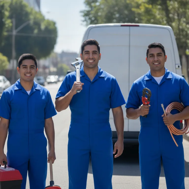 Canalizador equipe em Anhanguera